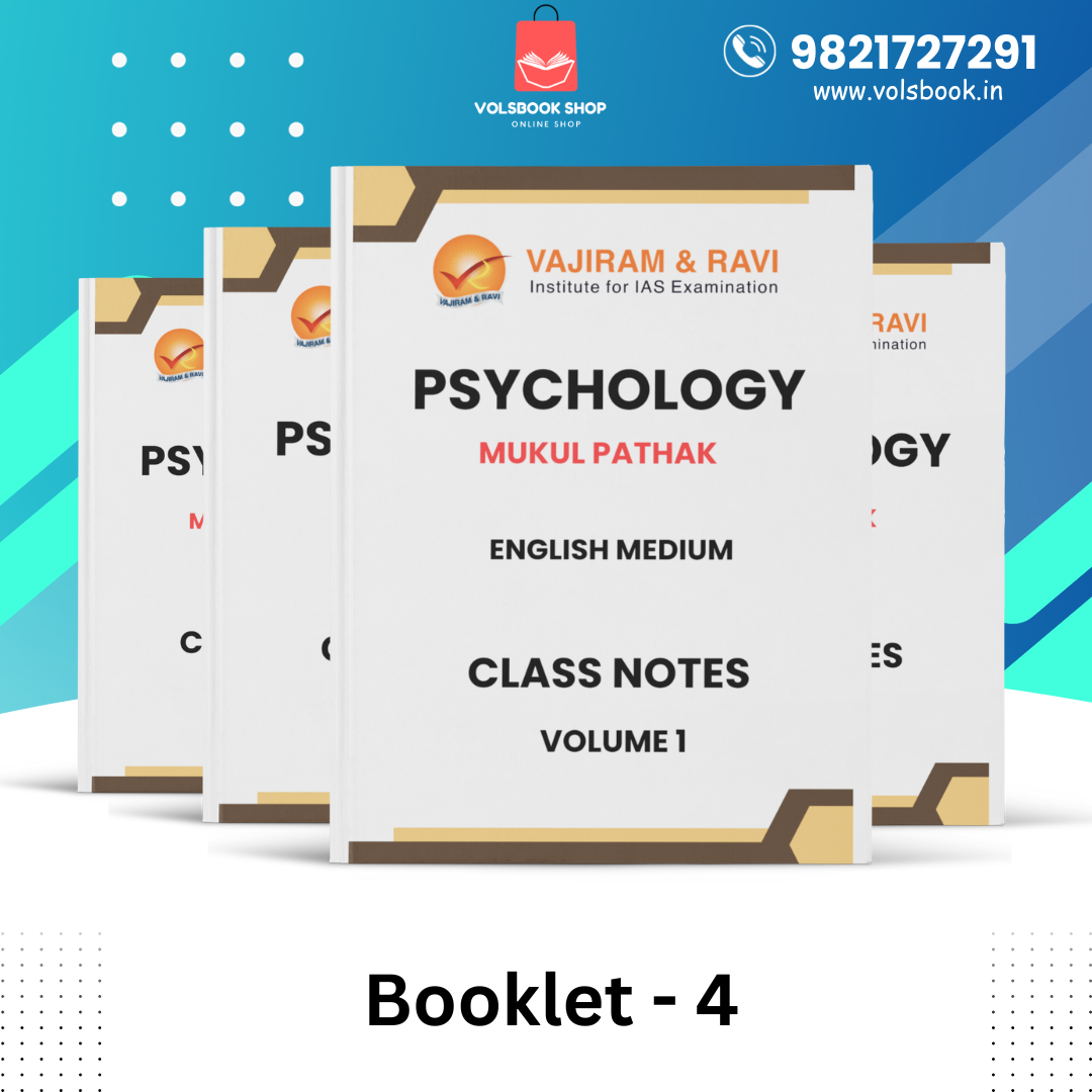 PSYCHOLOGY Optional - Mukul Pathak class notes ENGLISH MEDIUM 