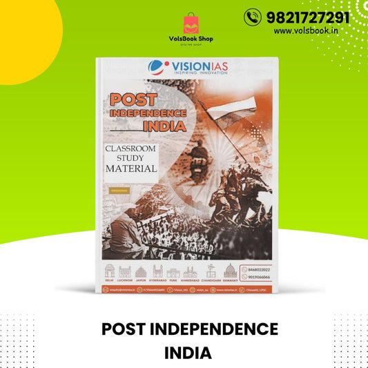 POST INDEPENDENCE INDIA VISION IAS STUDY MATERIAL 