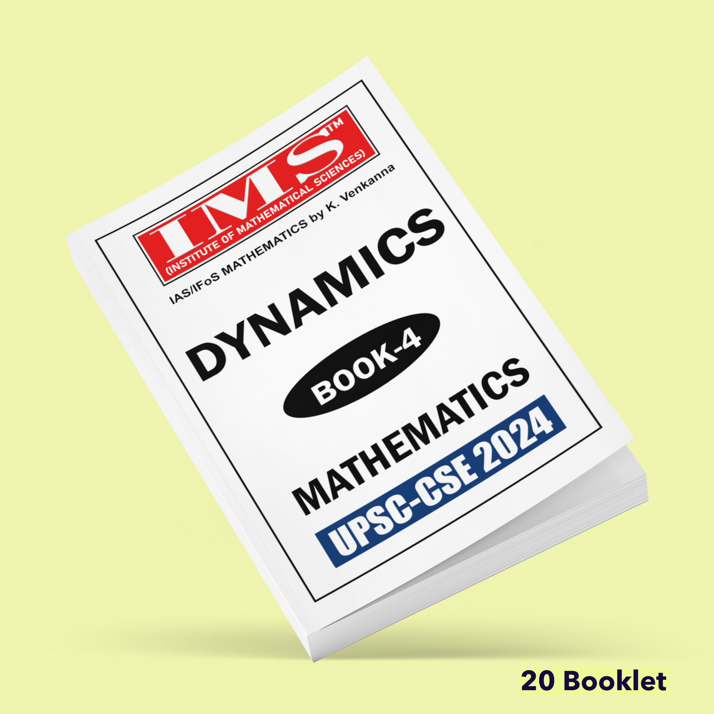 IMS Notes with PYQ (2008-2022) for Maths Optional notes 2024-2025 in English Medium