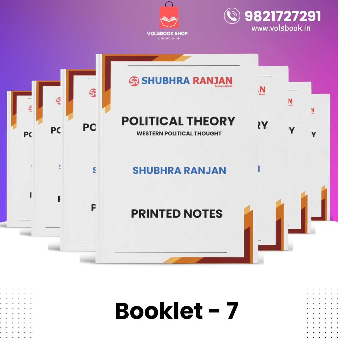 Political Science PSIR - Shubhra ranjan printed notes